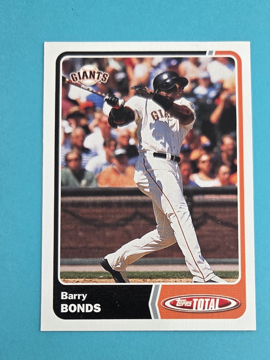 2003 Topps Total #847 Barry Bonds San Francisco Giants BASEBALL