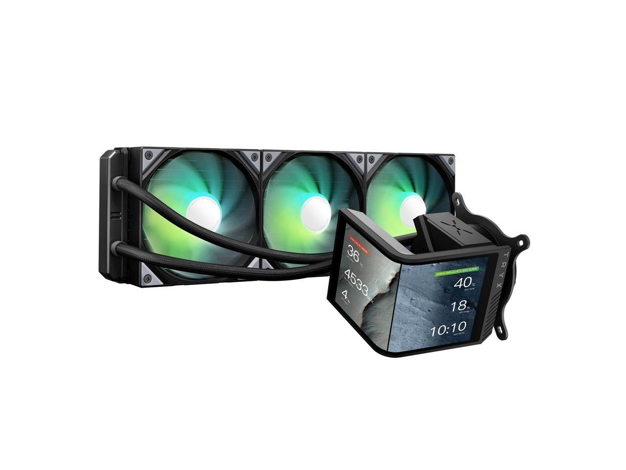 TRYX Panorama SE 360 ARGB 360 мм AIO Поворотный 65-мегапиксельный изогнутый экран 3D 76090₽