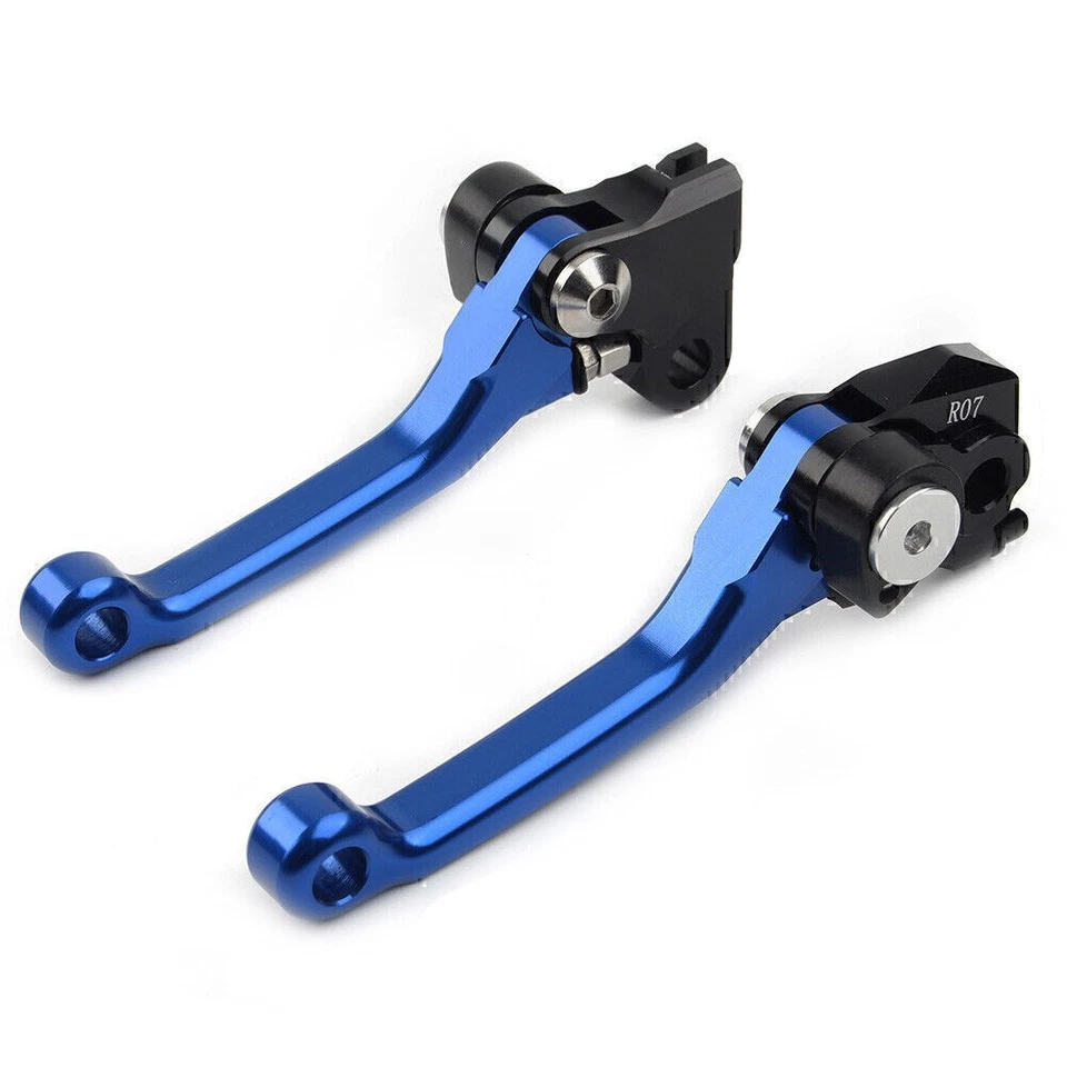 Palanca embrague freno pivote honda crf250r 2007-2022 crf450r 07-20 azul Foto 2 de 4