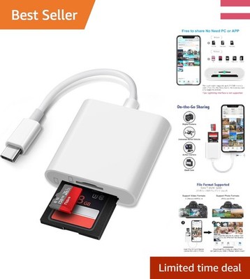 Tragbarer USB-C SD Kartenleser   Optimale Lösung für einfache Datenübertragung