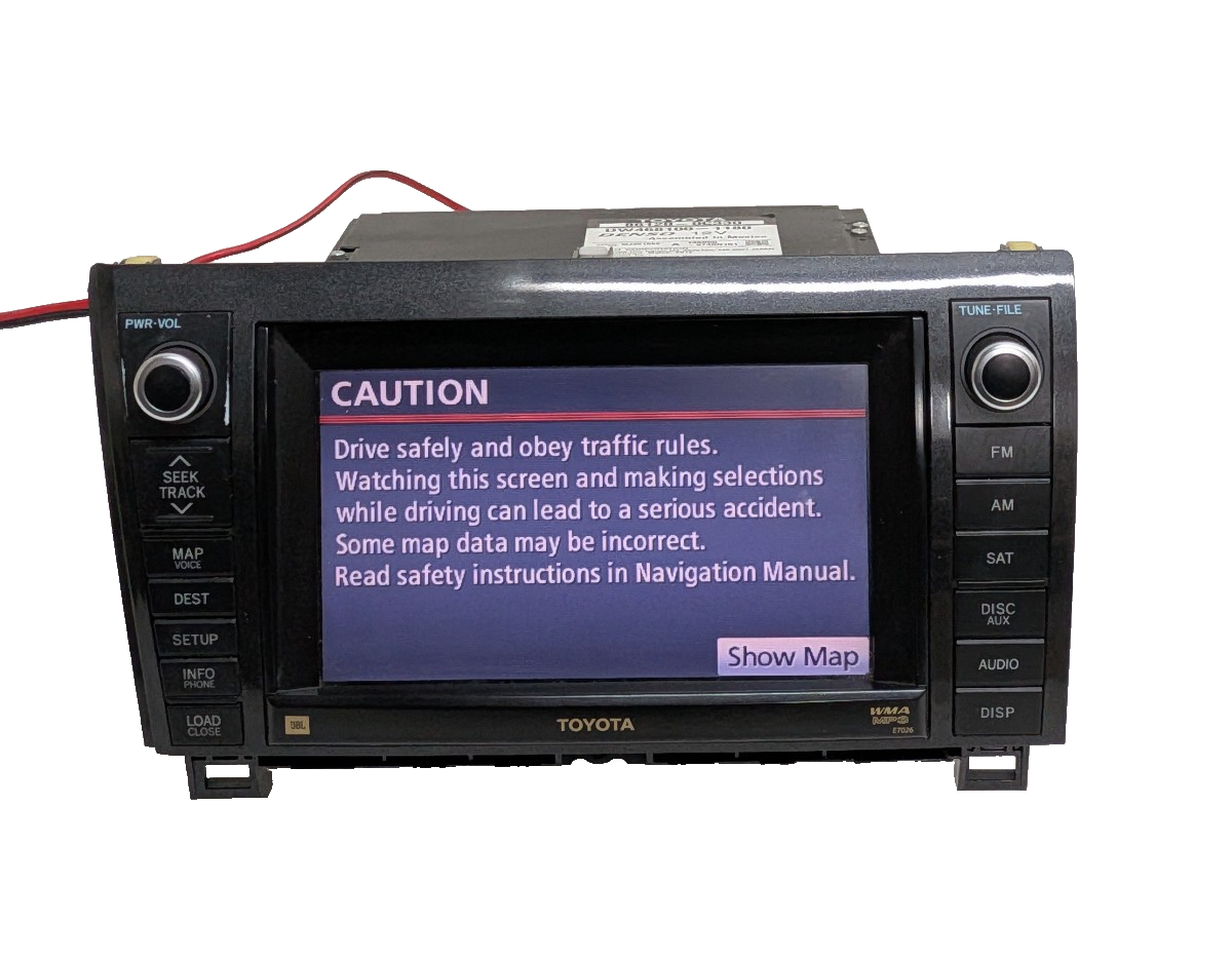 10 11 12 13 Toyota Sequoia Tundra JBL Radio Cd Navigation E7026