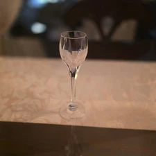 Cordial Crystal Glasses MIKASA Flame D'Amore 7 Inches