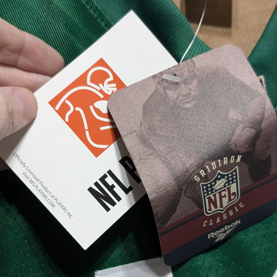 Camiseta deportiva Reebok Gridiron Classics 1968 Throwback NY Jets 12 Joe Namath talla M nueva con etiquetas Foto 4 de 4