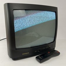 Magnavox MT1331B101 13" CRT TV Retro Gaming Television w/ Remote Tested Works