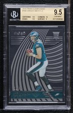 2016 Panini Clear Vision Rookies Level 3 11/99 Carson Wentz BGS 9.5 GEM MINT 7m3