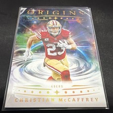 Origins Photogenic Christian McCaffrey 49ers NFL Lot - 2 Cards