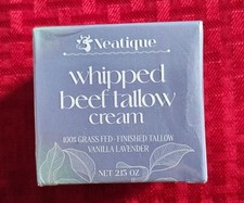 Whipped Beef Tallow Cream, 100 Grass Fed, Vanilla Lavender, 2.13 oz, Exp 06/28