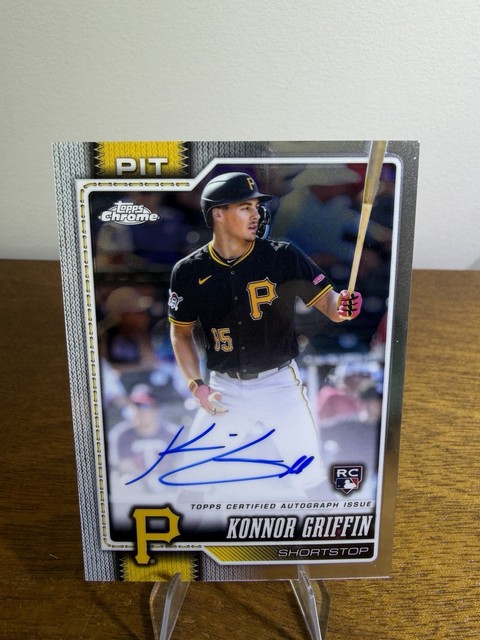 2026 Topps Chrome - Rookie Autographs Konnor Griffin #RA-KG Auto RC Pirates