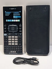 Texas Instruments TI Ti-Nspire CX Color Graphing Calculator w Cover & Charger