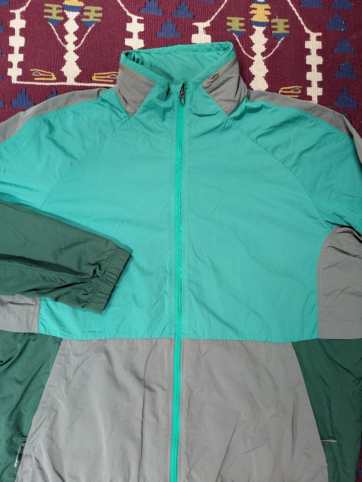 Lululemon Evergreen Full Zip Jacket, XL, Kelly Green, Windbreaker