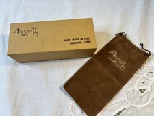 Ascorti Pipe Box Drawstring Bag Made in Cucciago Italy Vintage (A)