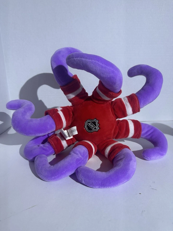 Плюшевый осьминог Detroit Red Wings Al с подписью No20 Дрю Миллера - Изображение 4 из 4
