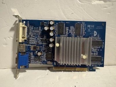 Nvidia GeForce4 MX440 128MB AGP Graphics Card Vintage Retro PC GPU XFX AGP8X DDR