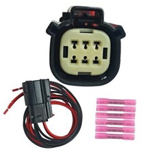 Headlight Connector Pigtail, 6-Pin Female Plug   Compatible with Chevrolet