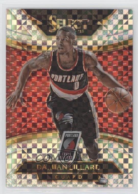 2014-15 Panini Select Courtside Silver Prizm Damian Lillard #271