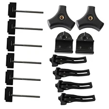 Universal Replacement Parts for Hard Tri-Fold Tonneau Cover - 6* T-Bolts, Rear 