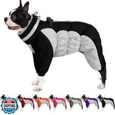 AOFITEE Small Dog Coat Warm Dog Jacket Winter, Windproof Dogs Winter Coat wit