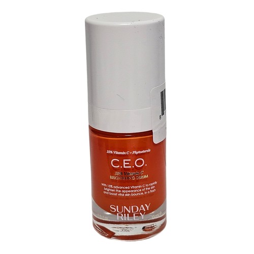 SUNDAY RILEY C.E.O. Rapid Flash Brightening Serum 15% Vitamin C 0.5oz / 15mL CEO - Picture 2 of 8
