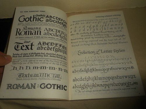 SPEEDBALL TEXTBOOK FOR PEN AND BRUSH LETTERING 1972 Softcover 20th Edition - Picture 8 of 12