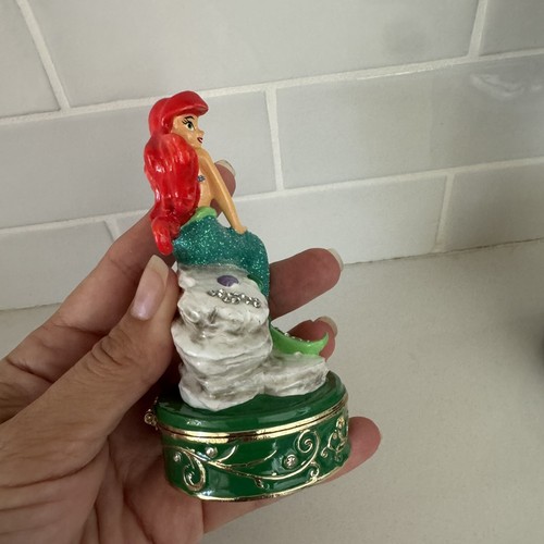 ARRIBAS BROTHERS DISNEY DISNEYLAND ARIEL THE LITTLE MERMAID TRINKET BOX BP2614K1 - Picture 4 of 11