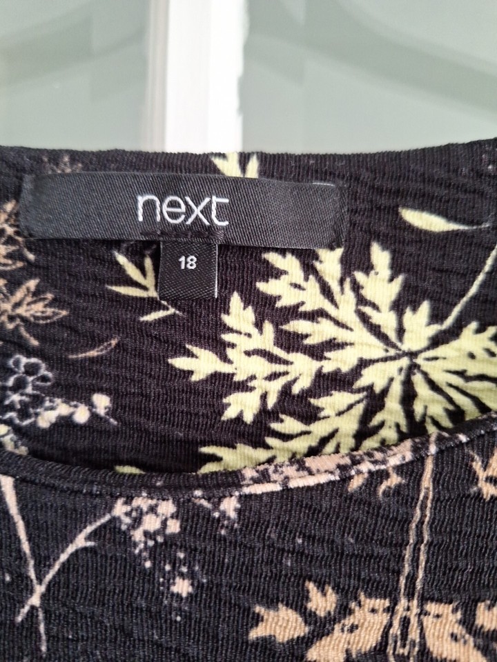 Next Floral Skater Style dress size 18 eBay