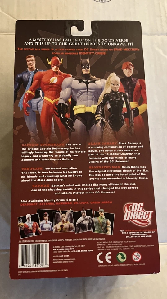 Figura de acción DC Direct Identity Crisis serie 2 Batman 7” con soporte - NUEVA 💥 Foto 3 de 3