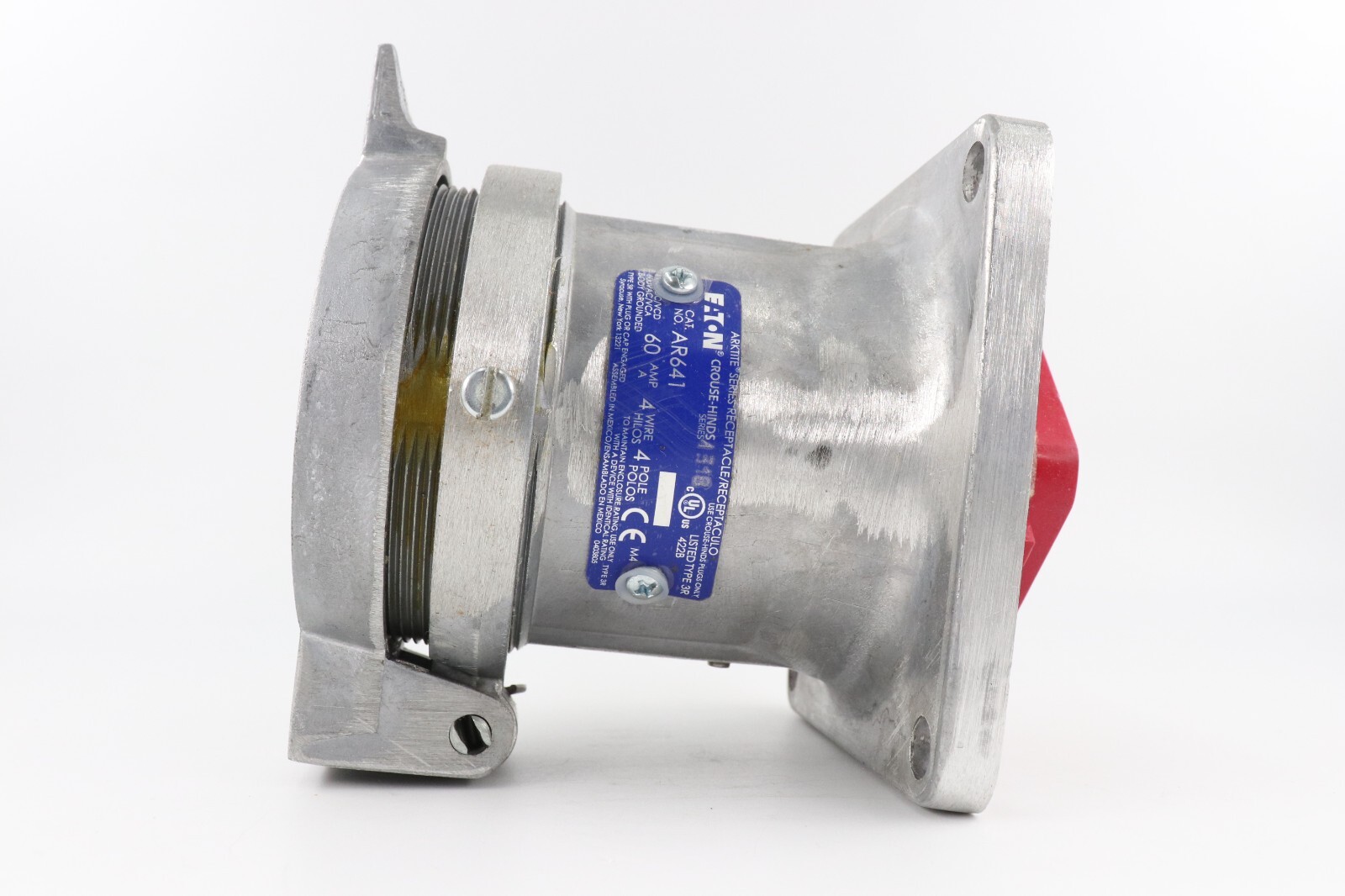 EATONAR641 60A MODEL M4 RECEPTACLE - BODY GROUNDED, TYPE 3R / RAINPROOF