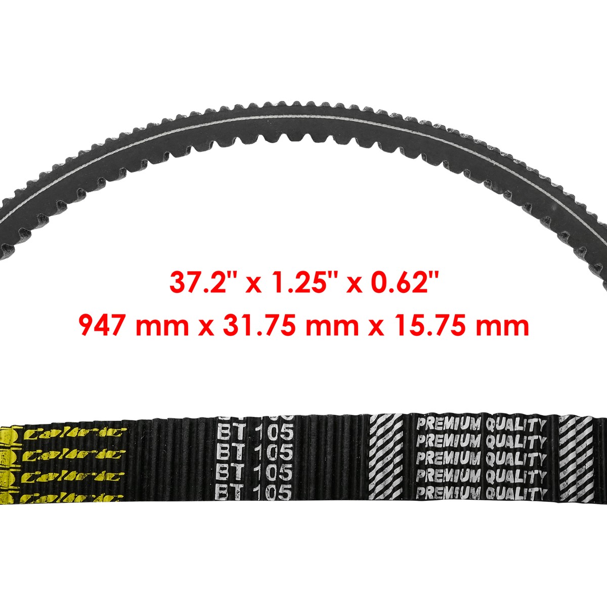 Yamaha Drive Belt Caltric Drive Belt For Yamaha - Replaces 5KM