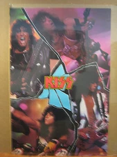 Vintage KISS 1988  Poster original  unused 11897