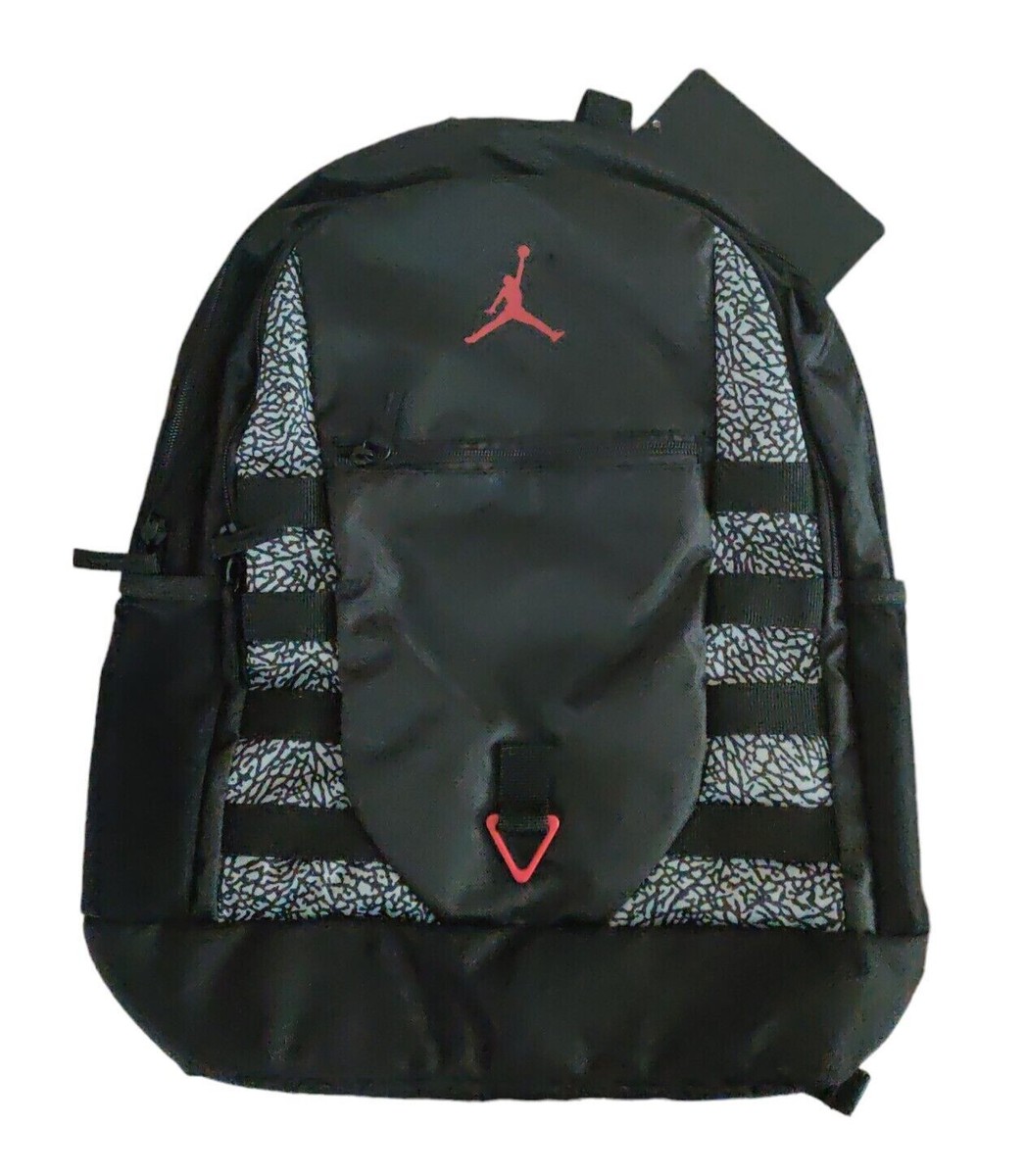 Nike Air Jordan Sport Backpack Black Red White Elephant