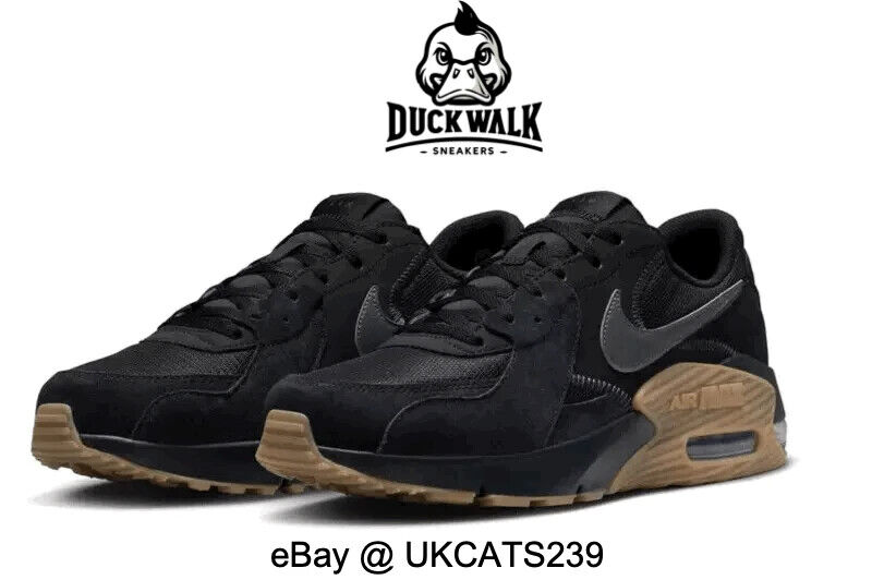Nike Air Max Excee Shoes Black Anthracite Gum HV0928-010 Nike Air Max Excee Shoes Black Anthracite Gum HV0928-010
