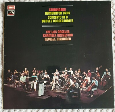 ASD 3077 Stravinsky: Dubarton Oaks, Concerto in D, EMI Original Pressing 1/1 