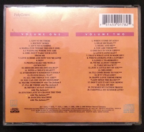 Michael Jackson DOUBLE CD Anthology Brazilian Fat Case Rare - Picture 6 of 6