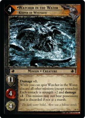 LOTR MOM MINES OF MORIA WATCHER IN THE WATER 2R73 FOIL + Regular Pair