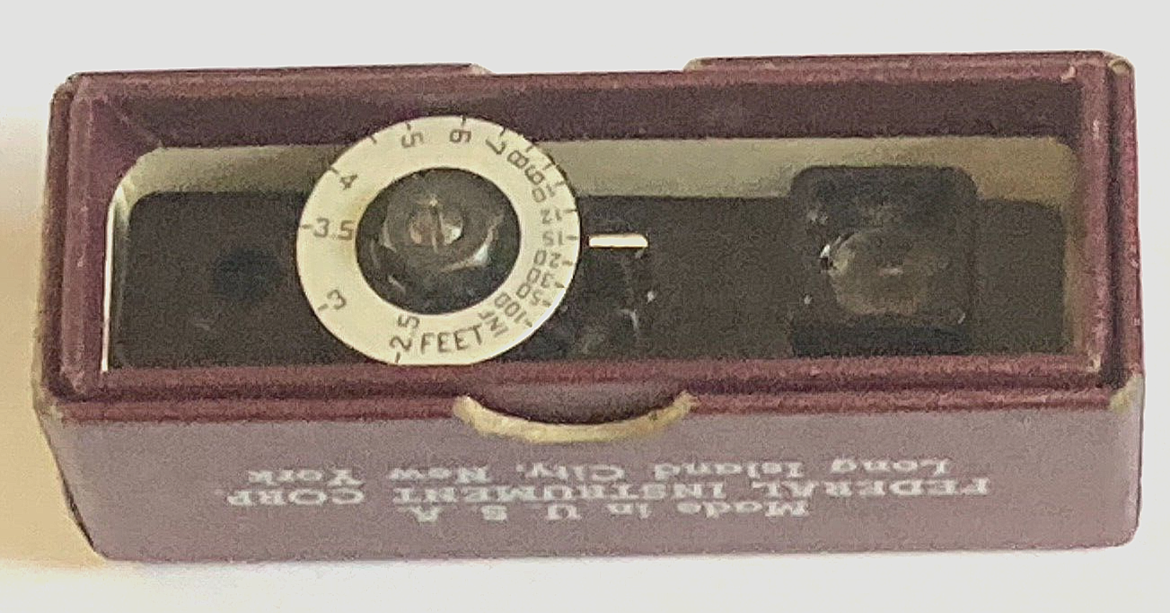 Vintage Ideal Range Finder by Fed'l Instrument Corp w/box (Golf
