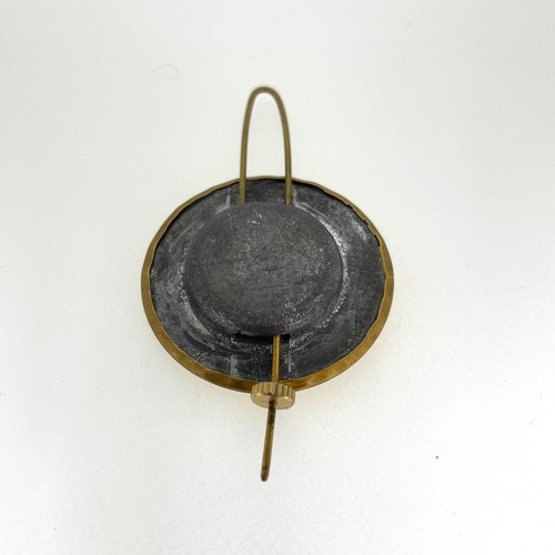 Vintage Clock Pendulum – Brass Front Bob 52mm – 92mm High with Adjustment Nut – - Picture 4 of 6