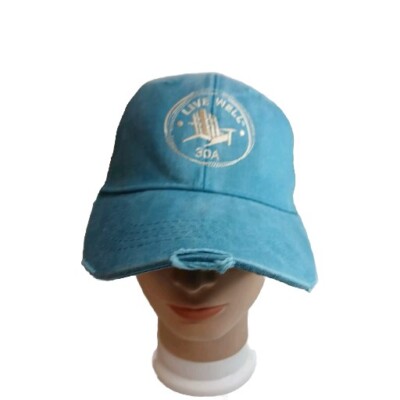 Live Well 30A Mesh Snapback Ball Cap/Hat ADAMS