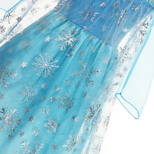 Elsa Costume, Party Dress Up, Kids Birthday Clothing, Elsa Princess Dress - Picture 8 of 22