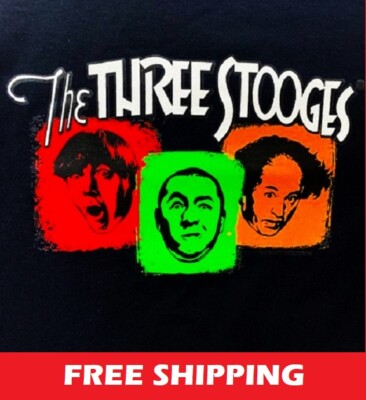 T-SHIRT--THREE STOOGES LOGO