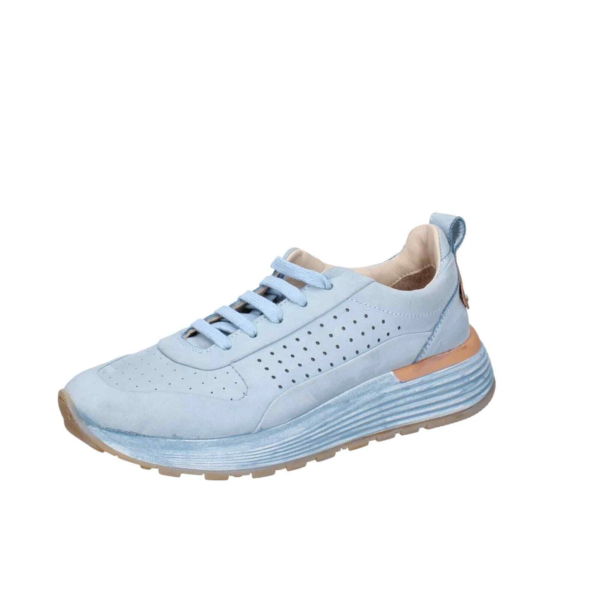 Scarpe donna MOMA 37 EU sneakers celeste camoscio BC796 37 eBay