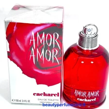 AMOR AMOR Cacharel For Women Eau de Toilette 3.4 Oz /100ml Brand New