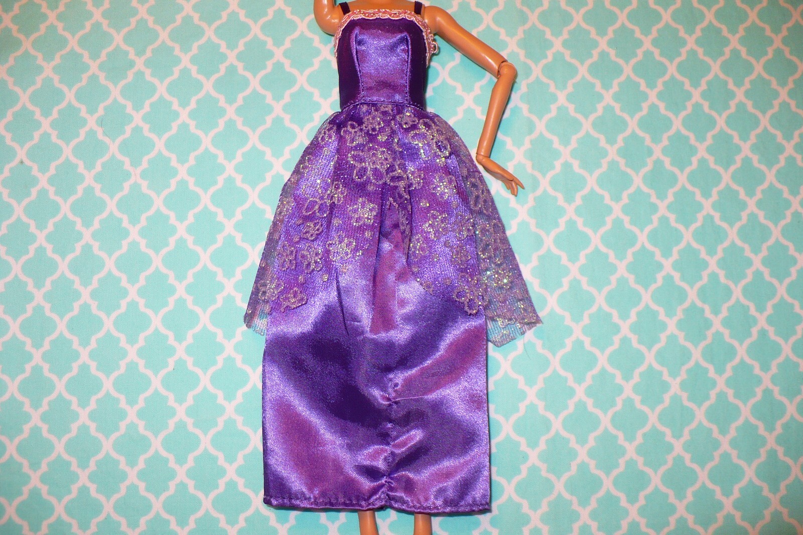 Barbie Doll Clothing PURPLE SLEEVELESS PRINCESS DRESS Princess Ball Gown eBay