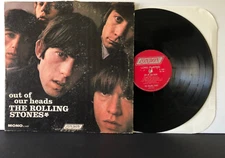 The Rolling Stones OUT OF OUR HEADS 1966 London MONO Red Label VG/G+ Lower Grade