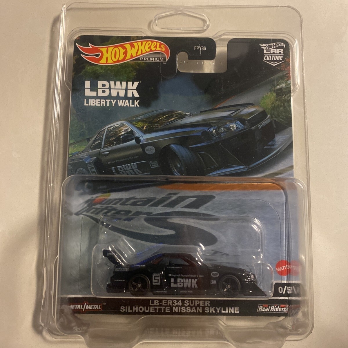 ミニカー Hotwheels LBWK Nissan Skyline ER34 Chase Hot Wheels Mountain Drifters LBWK LB-ER34 Nissan Skyline