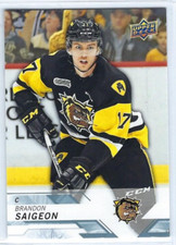 2018-19 Upper Deck CHL #160 Brandon Saigeon
