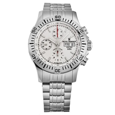 Revue Thommen Men's 'Air speed' Silver Dial Swiss Automatic Watch 16071.6128