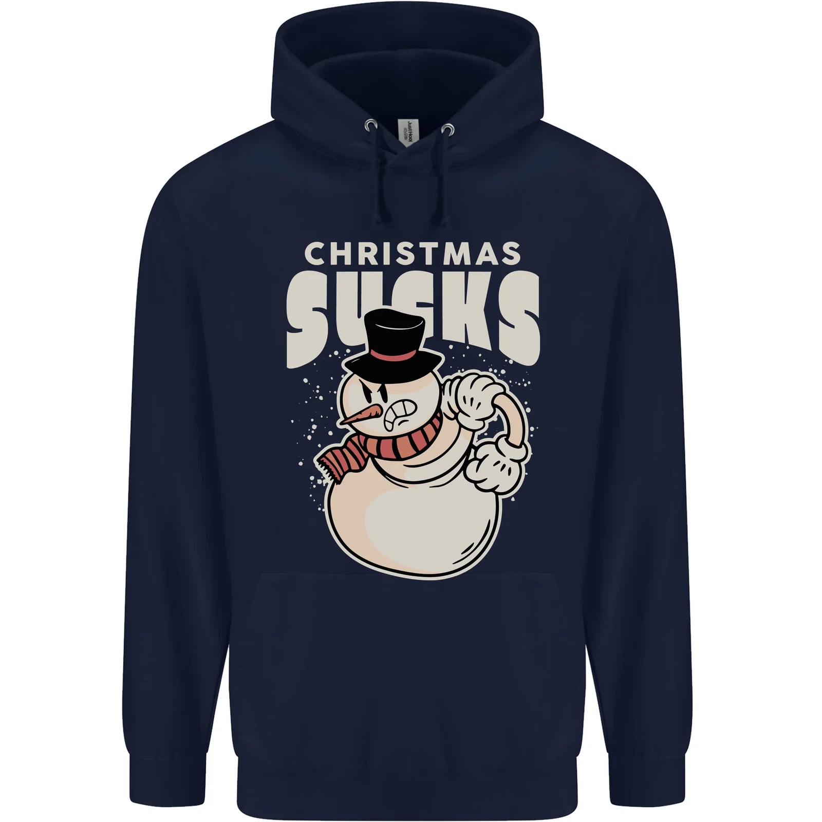 Christmas Sucks Bah Humbug Snowman Men's Hoodie