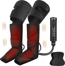 CINCOM Air Compression Leg Massager Calves & Thighs With Heat