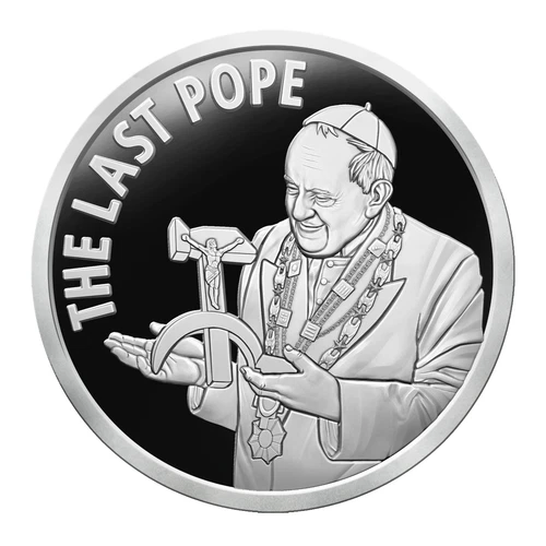2023 1OZ The Last Pope Proof - "300 MINTED" Silver Shield - "LAST ONE TO OFFER"