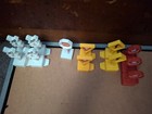 Lot 26 Piece 2006 Fisher Price Geo Trax Train Wrecker Signs Cars Dozer — photo 10